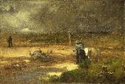 George Inness Homeward Spain oil painting artist